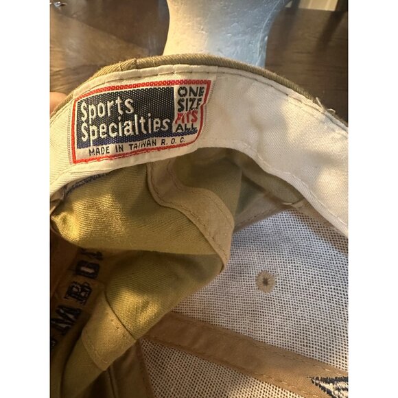 Dallas Cowboys NFL Pro Line Snapback Hat Sports Specialties Tan & Blue - Picture 8 of 11